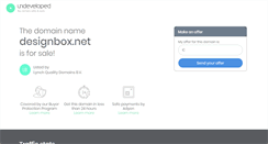 Desktop Screenshot of designbox.net